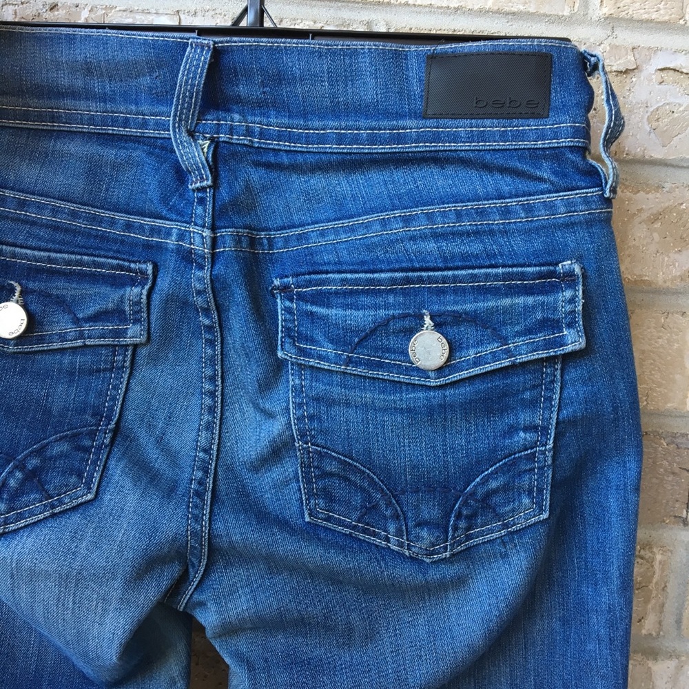 BEBE Bell Botton Flare Jeans Size 26